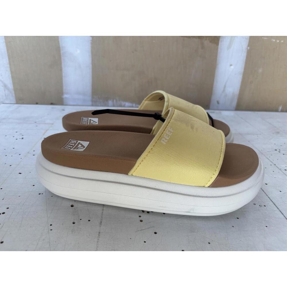 REEF Women's Cushion Bondi Bay Pale Banana Size 7 Medium Width Brand New - Picture 4 of 5
